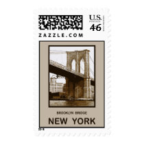 Brooklyn Bridge New York Postage Stamp