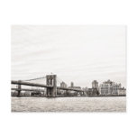 Brooklyn Bridge New York Postcard