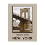 Brooklyn Bridge New York Post Card