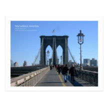 Brooklyn Bridge, New York Postcard