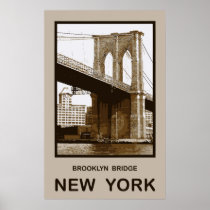 Brooklyn Bridge New York Print