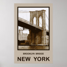 Brooklyn Bridge New York Print