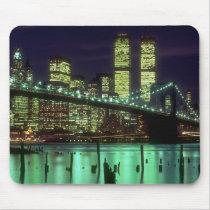 Brooklyn Bridge @ Night Mousepad by toyhouse Brooklyn Bridge @ Night Mousepad