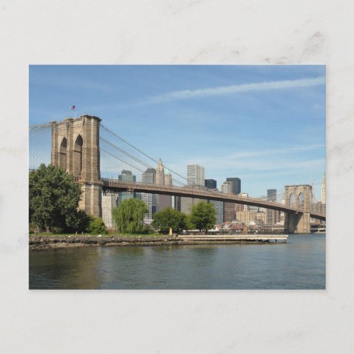 Brooklyn Bridge, NYC postcard