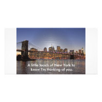 Brooklyn Bridge NYC Skyline Photo Cards