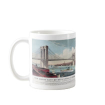 Brooklyn Bridge painting Mug