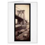 Brooklyn Bridge Photo 1896 cards