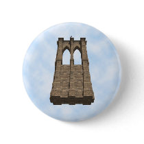 Brooklyn Bridge Pillar: 3D Model: Button / Pin