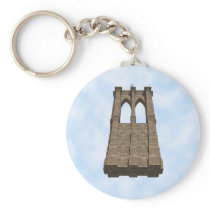 Brooklyn Bridge Pillar: 3D Model: Keychain