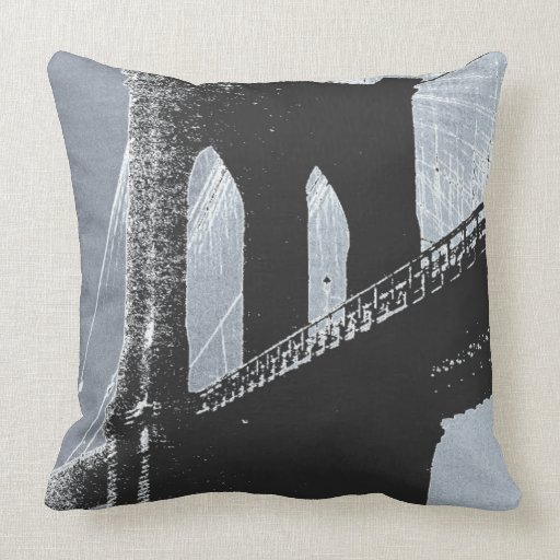 Amazon.com: brooklyn bridge pillow