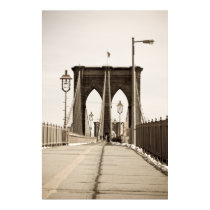 Brooklyn Bridge print by kreicher Brooklyn Bridge print