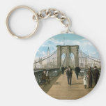 Brooklyn Bridge Promenade, New York City Key Chains