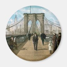 Brooklyn Bridge Promenade, New York City Magnet