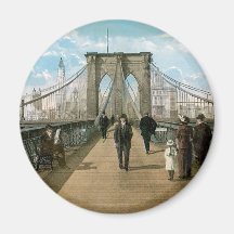 Brooklyn Bridge Promenade, New York City Magnets
