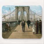 Brooklyn Bridge Promenade, New York City Mousepad
