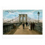 Brooklyn Bridge Promenade, New York City Postcard