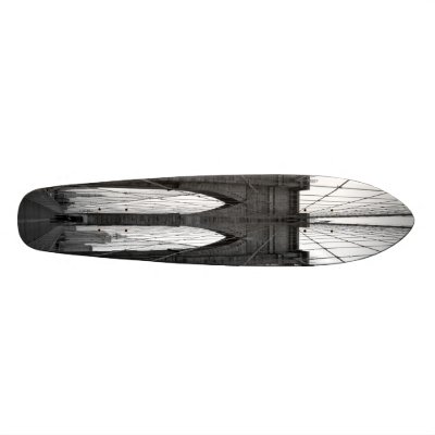 Brooklyn Bridge Custom Skateboard by malexherron