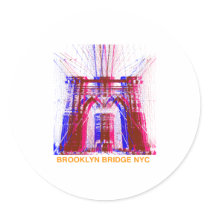 brooklyn bridge stickers by minjean brooklyn bridge stickers