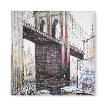 Brooklyn Bridge, USA Magnet