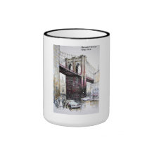 Brooklyn Bridge, USA Mug