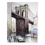 Brooklyn Bridge, USA Postcard