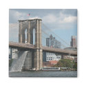 Brooklyn Bridge Waterfall magnets by Greenruby Brooklyn Bridge Waterfall magnets