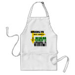Brooklyn By Way of Jamaica With Arrows aprons