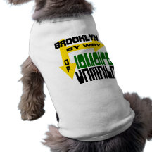 Brooklyn By Way of Jamaica With Arrows Doggie T-shirt