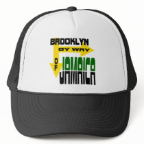 Brooklyn By Way of Jamaica With Arrows hats by birdy27 Brooklyn By Way of Jamaica With Arrows hats