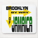 Brooklyn By Way of Jamaica With Arrows Mousepads