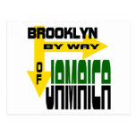 Brooklyn By Way of Jamaica With Arrows Post Card