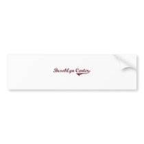 Brooklyn Center Minnesota Classic Design Bumper Stickers
