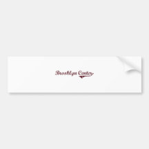 Brooklyn Center Minnesota Classic Design Bumper Stickers