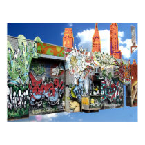 Brooklyn collage posters by Foozyo Brooklyn collage posters
