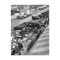 Brooklyn Farmer's Market, 1960 Postcards