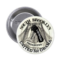 Brooklyn for Obama 2012 Buttons