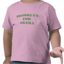 Brooklyn for OBAMA t-shirts