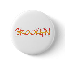 Brooklyn Graffiti Button
