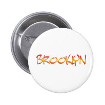 Brooklyn Graffiti Button