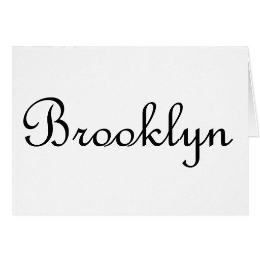 Brooklyn Greeting Card