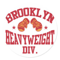 Brooklyn Heavyweight Division Red Sticker