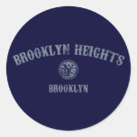 Brooklyn Heights Round Stickers