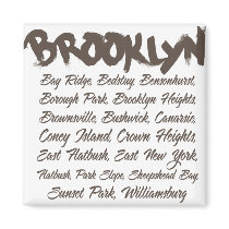 Brooklyn Hoods Fridge Magnets