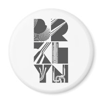 Brooklyn Lines Refrigerator Magnet