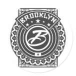 Brooklyn Logo Round Sticker