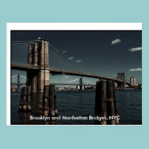 Brooklyn & Manhattan Bridges, Brooklyn and Manh... postcards