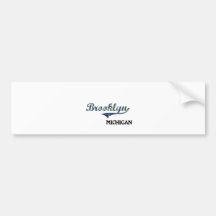 Brooklyn Michigan City Classic Bumper Sticker