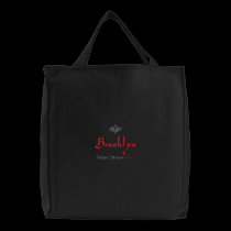 Brooklyn Name With English Meaning Black embroidered bags