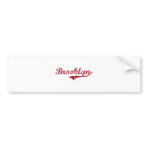 Brooklyn Ohio Classic Design Bumper Sticker