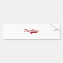 Brooklyn Ohio Classic Design Bumper Sticker